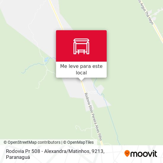 Rodovia Pr 508 - Alexandra / Matinhos, 9213 mapa