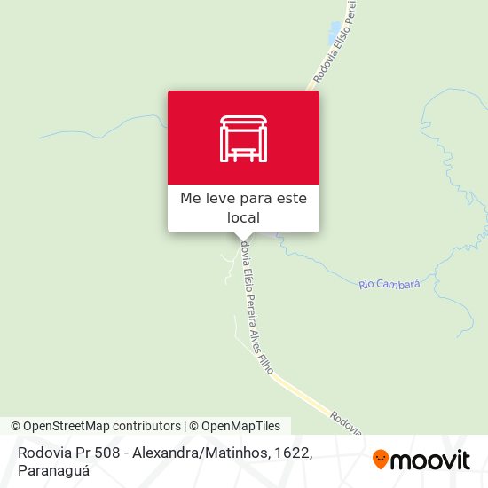 Rodovia Pr 508 - Alexandra / Matinhos, 1622 mapa