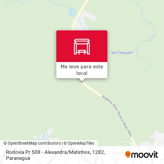 Rodovia Pr 508 - Alexandra / Matinhos, 1282 mapa