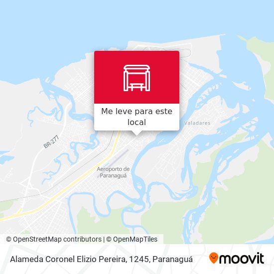 Alameda Coronel Elizio Pereira, 1245 mapa