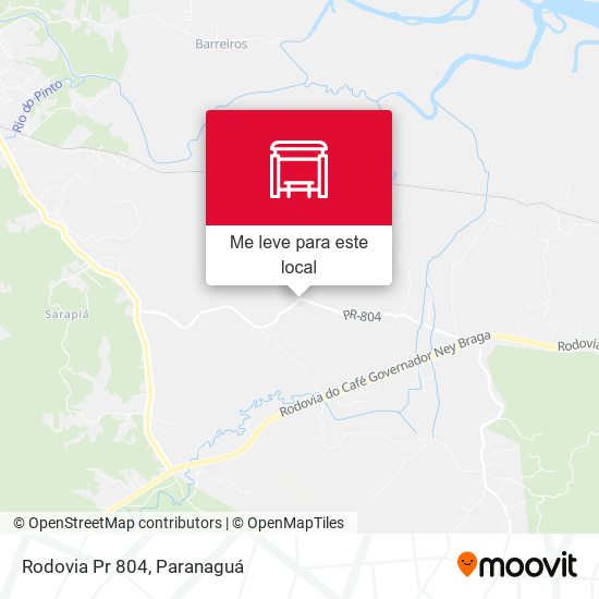 Rodovia Pr 804 mapa