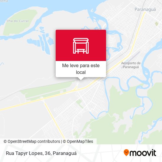 Rua Tapyr Lopes, 36 mapa