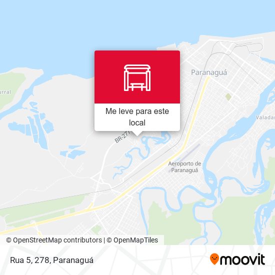 Rua 5, 278 mapa