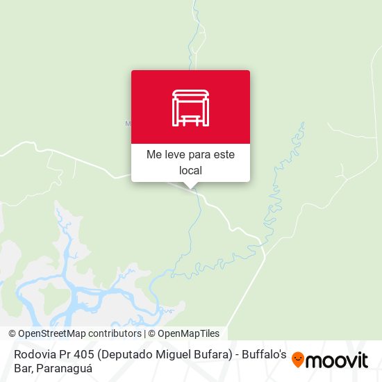 Rodovia Pr 405 (Deputado Miguel Bufara) - Buffalo's Bar mapa
