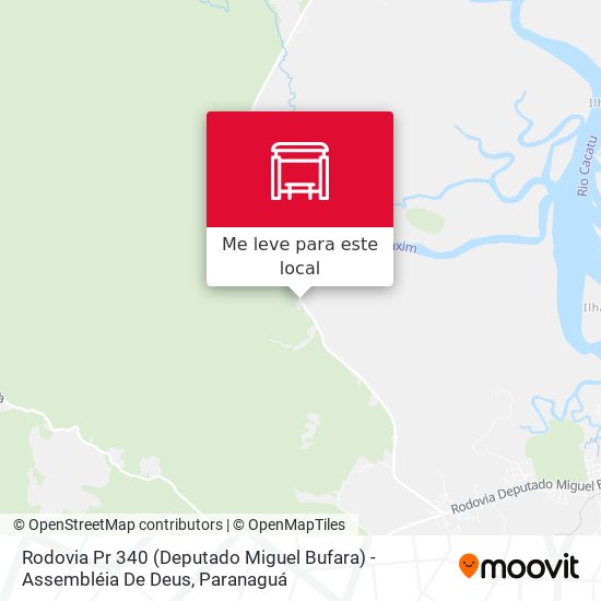 Rodovia Pr 340 (Deputado Miguel Bufara) - Assembléia De Deus mapa