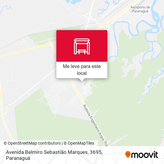 Avenida Belmiro Sebastião Marques, 3695 mapa