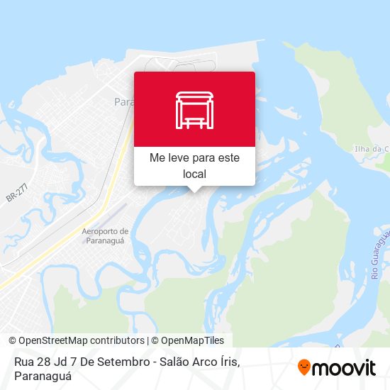 Rua 28 Jd 7 De Setembro - Salão Arco Íris mapa