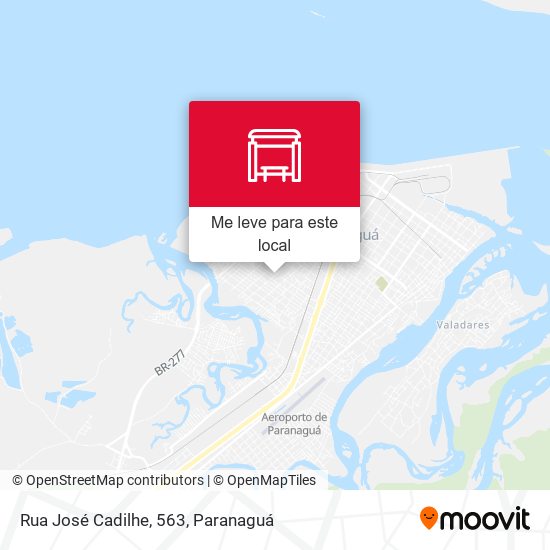 Rua José Cadilhe, 563 mapa