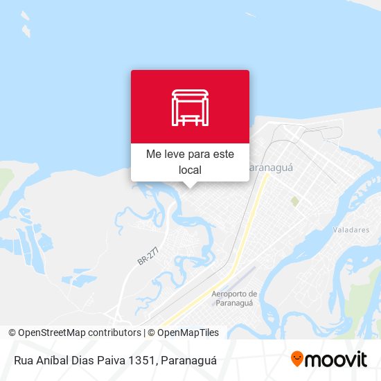 Rua Aníbal Dias Paiva 1351 mapa