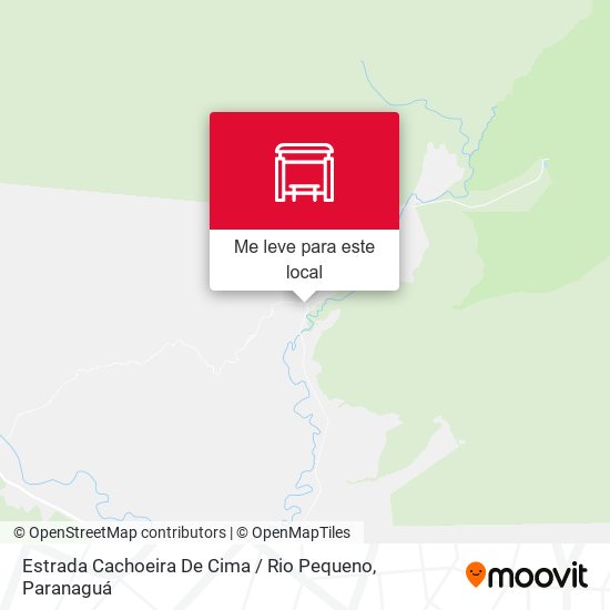Estrada Cachoeira De Cima / Rio Pequeno mapa