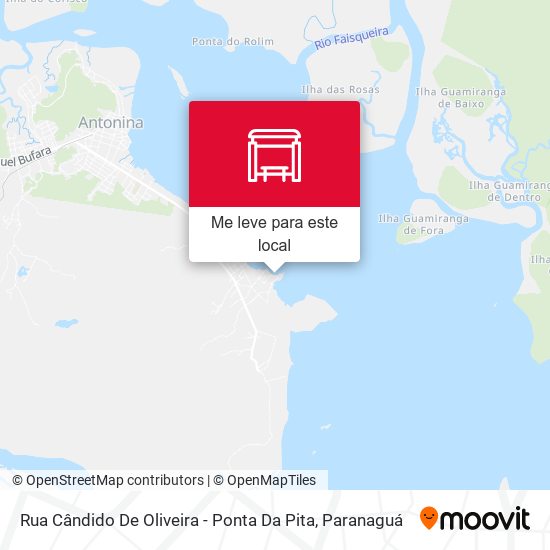 Rua Cândido De Oliveira - Ponta Da Pita mapa