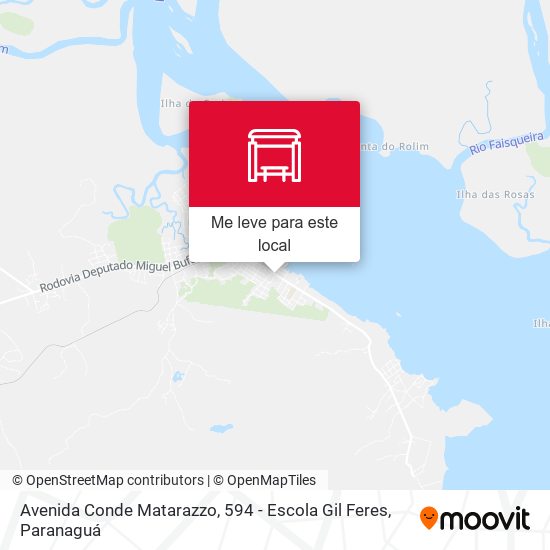 Avenida Conde Matarazzo, 594 - Escola Gil Feres mapa