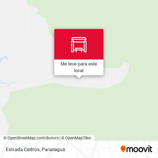 Estrada Cedros mapa
