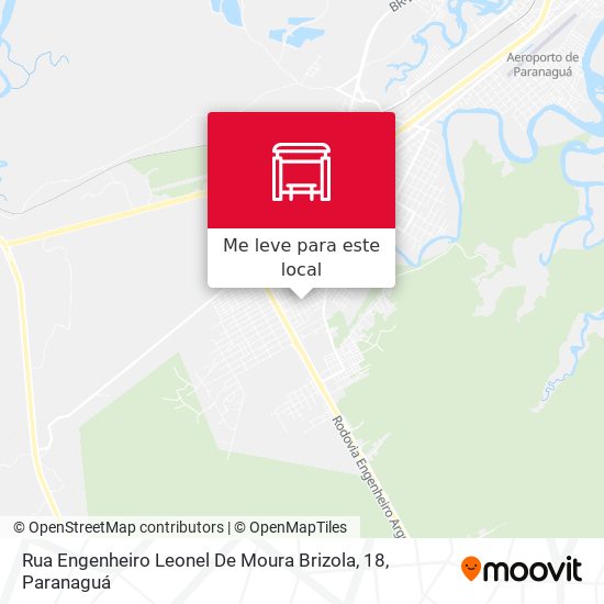 Rua Engenheiro Leonel De Moura Brizola, 18 mapa