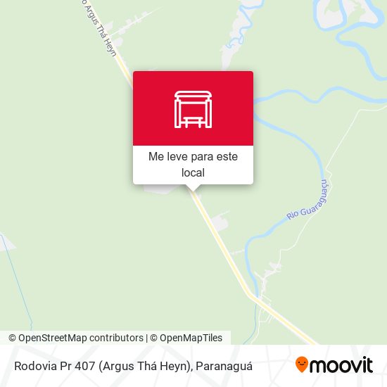 Rodovia Pr 407 (Argus Thá Heyn) mapa
