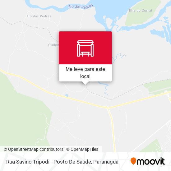 Rua Savino Tripodi - Posto De Saúde mapa