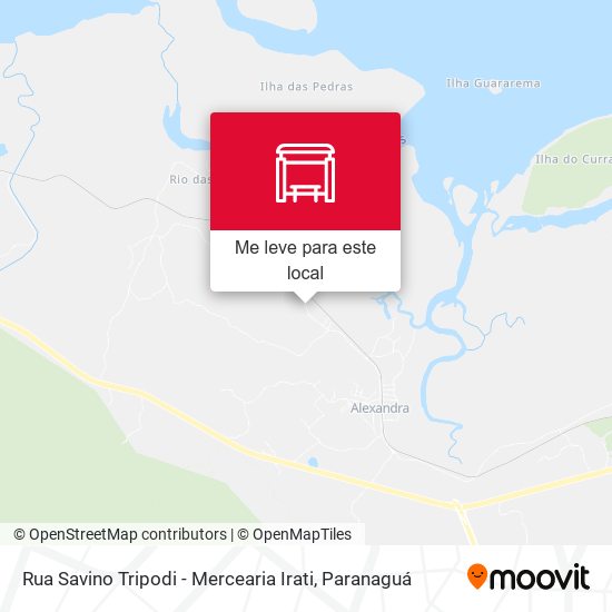 Rua Savino Tripodi - Mercearia Irati mapa