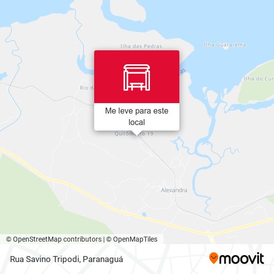 Rua Savino Tripodi mapa