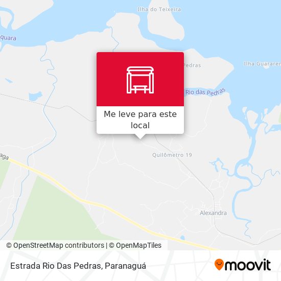 Estrada Rio Das Pedras mapa
