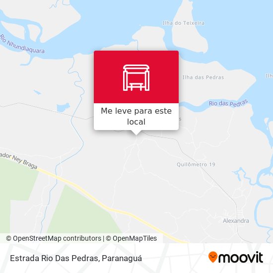 Estrada Rio Das Pedras mapa