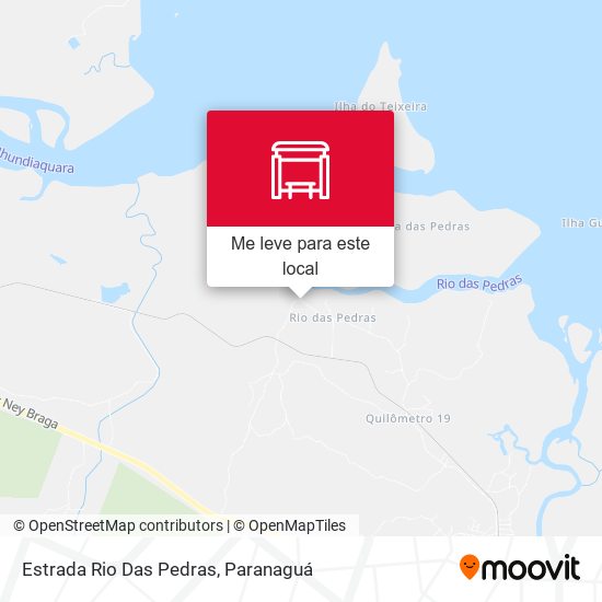 Estrada Rio Das Pedras mapa