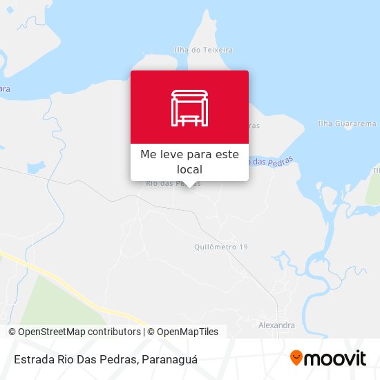 Estrada Rio Das Pedras mapa