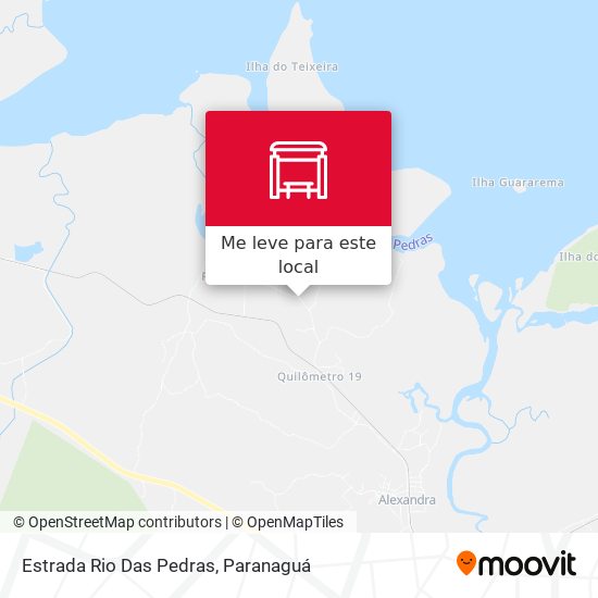 Estrada Rio Das Pedras mapa