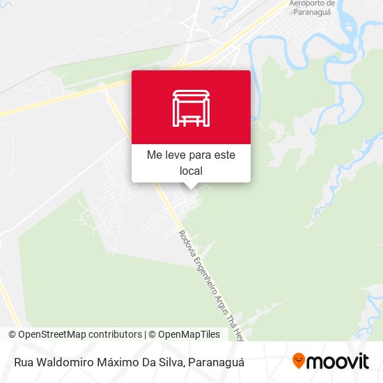 Rua Waldomiro Máximo Da Silva mapa