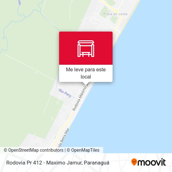Rodovia Pr 412 - Maximo Jamur mapa
