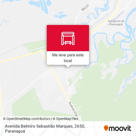 Avenida Belmiro Sebastião Marques, 2650 mapa
