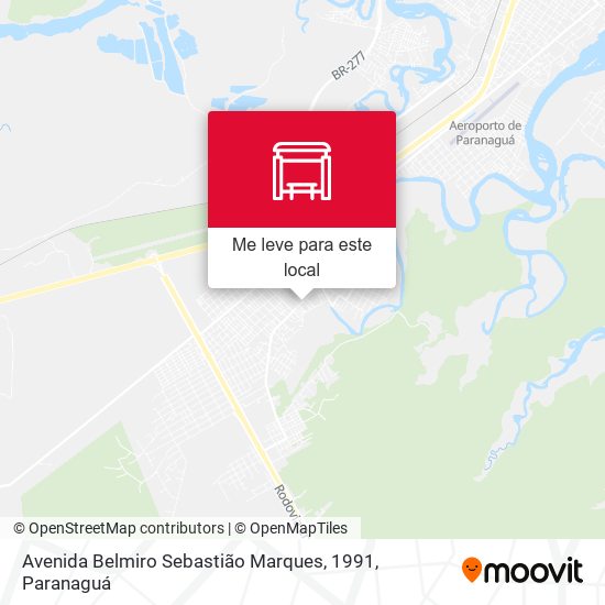 Avenida Belmiro Sebastião Marques, 1991 mapa