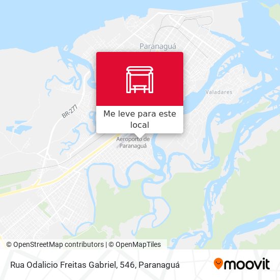 Rua Odalicio Freitas Gabriel, 546 mapa