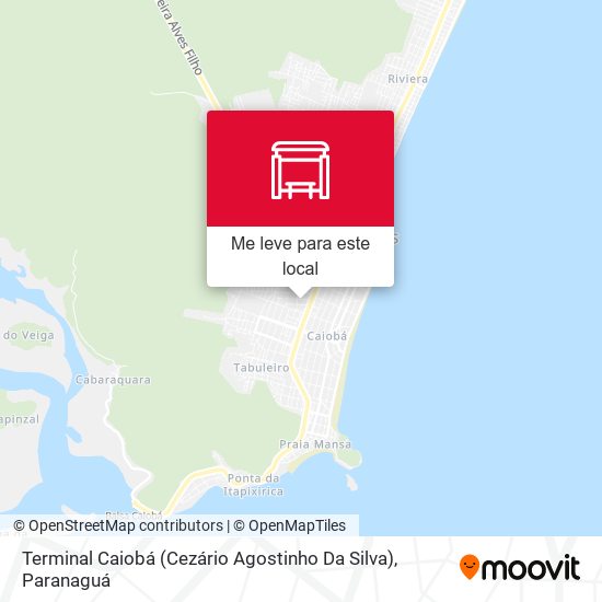 Terminal Caiobá (Cezário Agostinho Da Silva) mapa