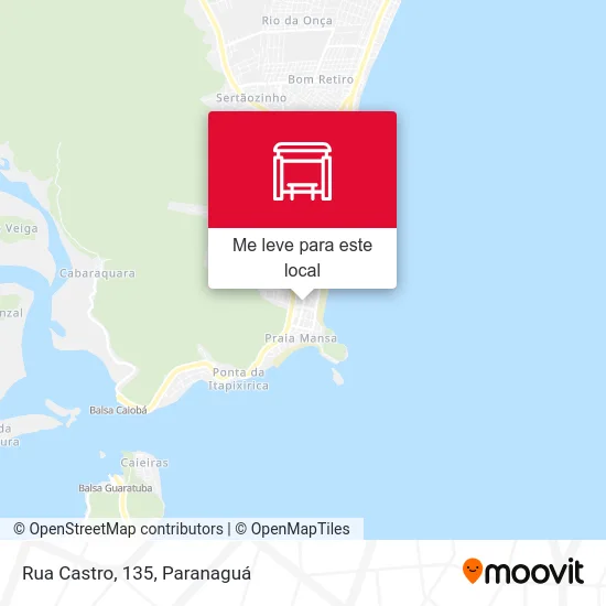 Rua Castro, 135 mapa