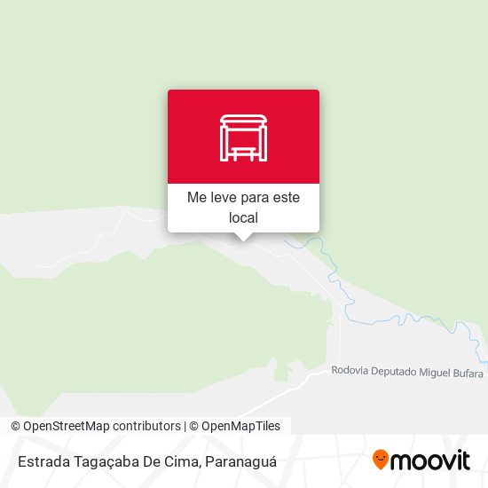 Estrada Tagaçaba De Cima mapa