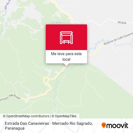 Estrada Das Canavieiras - Mercado Rio Sagrado mapa