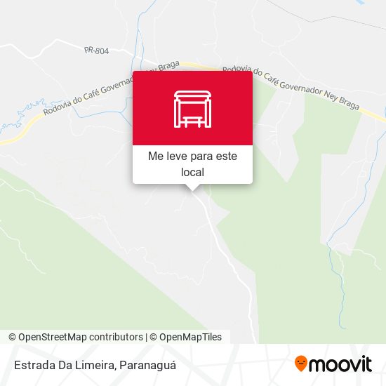 Estrada Da Limeira mapa