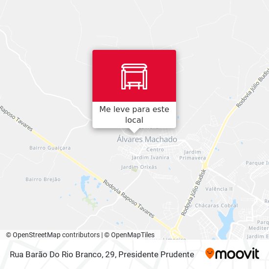Rua Barão Do Rio Branco, 29 mapa