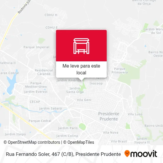 Rua Fernando Soler, 467 (C/B) mapa