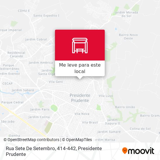 Rua Sete De Setembro, 414-442 mapa