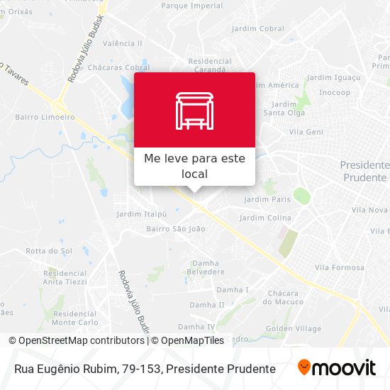 Rua Eugênio Rubim, 79-153 mapa