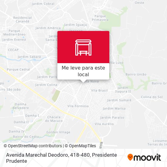 Avenida Marechal Deodoro, 418-480 mapa