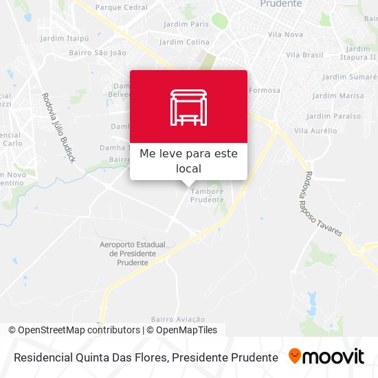 Residencial Quinta Das Flores mapa