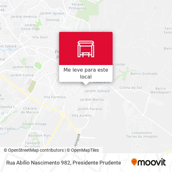 Rua Abílio Nascimento 982 mapa