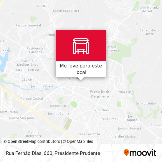 Rua Fernão Dias, 660 mapa