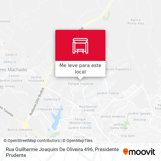 Rua Guilherme Joaquim De Oliveira 496 mapa