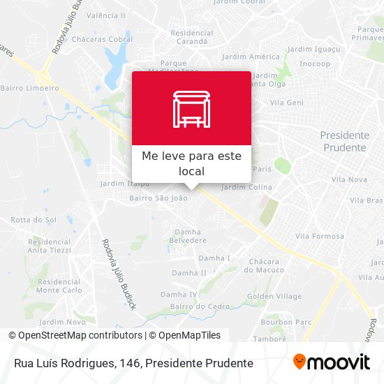 Rua Luís Rodrigues, 146 mapa