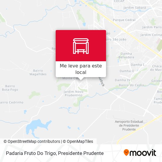 Padaria Fruto Do Trigo mapa