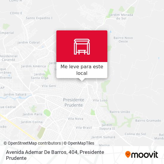 Avenida Ademar De Barros, 404 mapa
