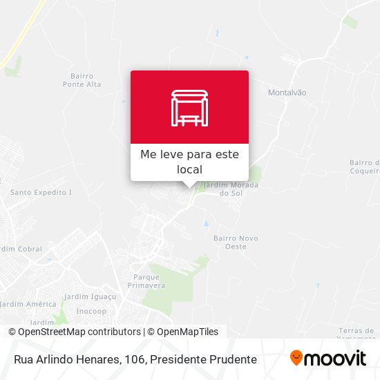 Rua Arlindo Henares, 106 mapa